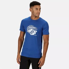 Regatta Fingal V Erkek Kısa Kollu Tişört Mavi RMT216