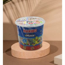 BK Kişiye Özel İsimli Happy Birthday Tasarımlı Dev Boy Haribo Minis Kovası Model 2 100 x 10 gr