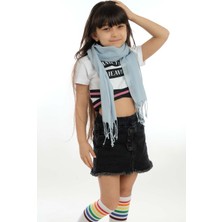 Dosimira Sarı Çocuk Fular Mavi