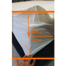 Babadağ Koleksiyon Yatak Alezi Kapitoneli Fitted (Tam Sarar) 180GR. 200X200 Pamuk-Polyester