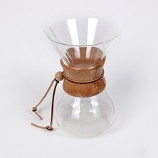 İly Chemex 800 ml 6 Cup Ahşap Tutacaklı