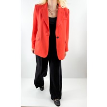 Modaonna Turuncu Astarlı Blazer Ceket