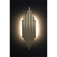 Mylights     Retro   Dekoratif Aplik  Mat Gold  Aplik Duvar Lambası