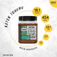 Idolagro Keten Tohumu Superfoods Glutensiz Yüksek Lif + Tam Protein + Omega3  800 gr