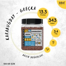 Idolagro Karabuğday / Greçka Superfoods Düşük Gi, Yüksek Lif, Kavrulmuş Tüm Tane 950 gr
