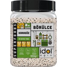 Idolagro Börülce Karagöz Superfoods Yüksek Protein + Lif, Iri Tam Tane 950 gr