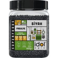 Idolagro Siyah Fasulye Superfoods Yüksek Protein + Lif, Iri Ince Kabuklu Tane 950 gr