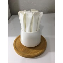 Merpak Ambalaj Stick Şeker Beyaz Baskısız Stick Kristal Toz Şeker 3 gr 200'lü