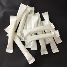 Merpak Ambalaj Stick Şeker Beyaz Baskısız Stick Kristal Toz Şeker 3 gr 200'lü