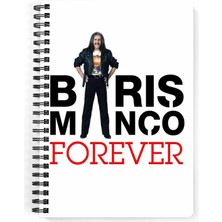 Astak Barış Manço Baskılı Ahşap Kapaklı Defter 15X20 cm DFT2715
