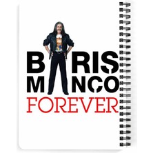 Astak Barış Manço Baskılı Ahşap Kapaklı Defter 15X20 cm DFT2715
