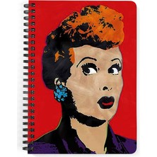 Astak Pop Art Baskılı Ahşap Kapaklı Defter 15X20 cm DFT3298