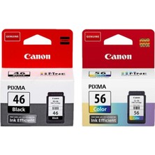 EKS Ticaret Canon 9059B003 Pg-46 & Cl-56 2'li Kartuş Kağıt Hediyeli