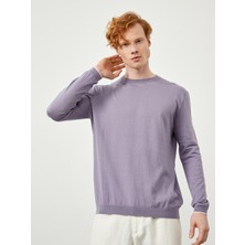 Xint Bisiklet Yaka %100 Pamuk Regular Fit Basic Kazak