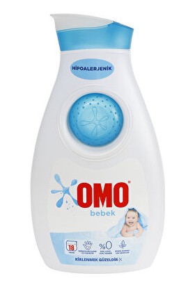 Omo Sıvı Bebek Deterjanı 18 Yıkama