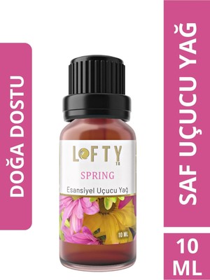 Lofty Spring Bahar Uçucu Yağ Buhurdanlık Esansı Konsantre Oda Kokusu Uçucu Esans Buhur Yağı 10 ml