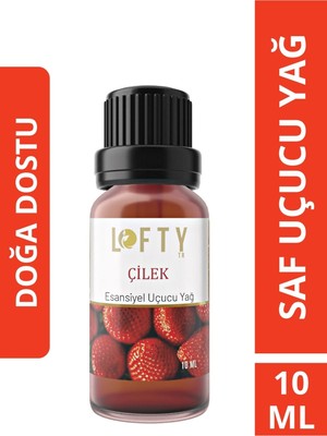 Lofty Çilek  Uçucu Yağ  Buhurdanlık Esansı Konsantre Oda Kokusu Uçucu Esans Buhur Yağı 10 ml