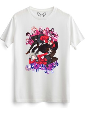 Kakegurui Anime Beyaz Tshirt