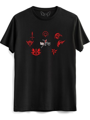 Fate /zero Anime Siyah Tshirt
