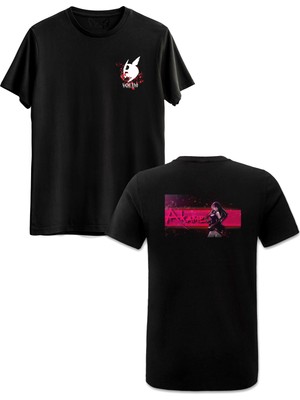 Akame Ga Kill Anime Siyah Ön Arka Tshirt