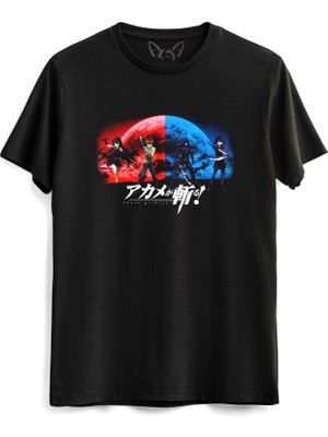 Akame Ga Kill Anime Siyah Tshirt