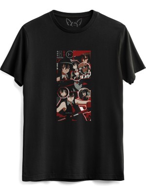 Akame Ga Kill Anime Siyah Tshirt