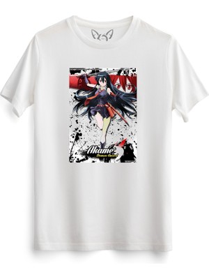 Akame Ga Kill Anime Beyaz Tshirt