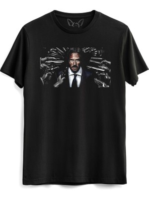 Jhon Wick Siyah Tshirt