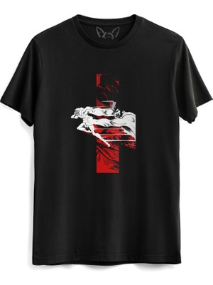 Devilman Crybaby Anime Siyah Tshirt