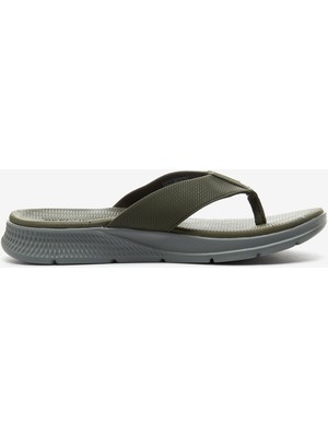 Skechers GO CONSİSTENT SANDAL-SYNTHWAV Erkek Yeşil Parmak Arası Terlik - 229035 OLV