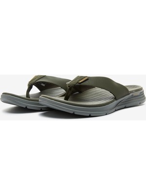 Skechers GO CONSİSTENT SANDAL-SYNTHWAV Erkek Yeşil Parmak Arası Terlik - 229035 OLV