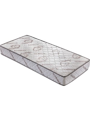 Coronel Yatak 70X100X20 cm Ortopedik Bamboo Herkül Paslanmaz Çelik Yaylı Bebek Yatak
