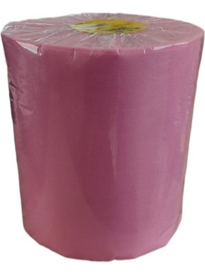 Alp Tekstil Elyaf Tül Süsleme Malzemesi 20 cm x 100 M Pembe