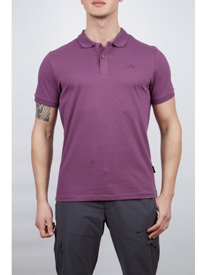 Alpinist Stratus Erkek Polo T-Shirt Mürdüm