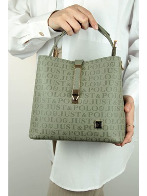 Just Polo Kadın Kilit Detaylı Ayarlanabilir Uzun Askılı Omuz Çantası PBU2055