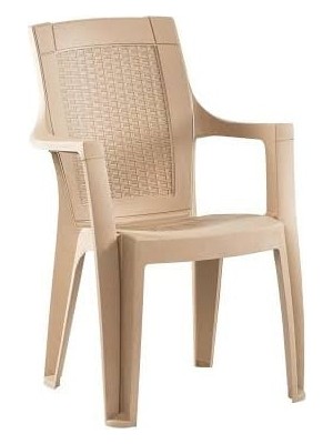 Irak Plastik 6 Adet Holiday Sultan Koltuk Kapuçino