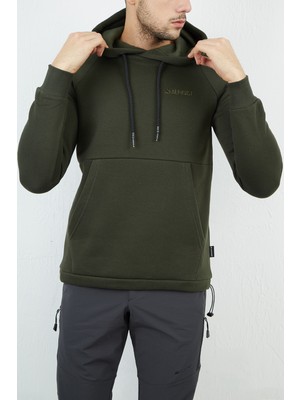 Alpinist Delta Kapşonlu Sweatshirt Haki