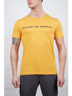 Alpinist Vassi Erkek T-Shirt Hardal