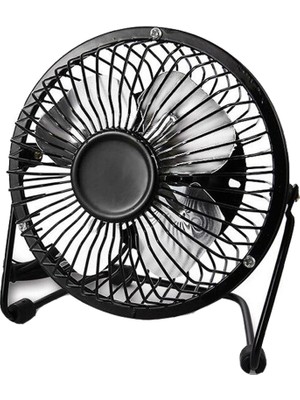 Robeve Masa Üstü USB Fan Soğutucu Vantilatör Klima USB Girişli Metal Serinletici Fan Vantilatör Masaüstü