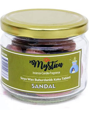 Mystica Soya Wax Buhurdanlık Kokusu Sandal Kalp Modelli