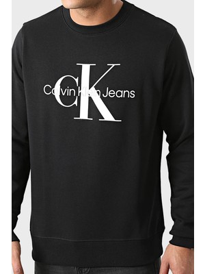 Calvin Klein Organik Pamuklu Regular Fit Bisiklet Yaka Sweatshirt