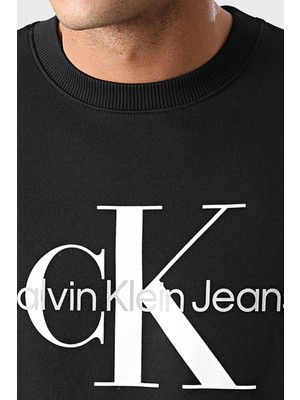 Calvin Klein Organik Pamuklu Regular Fit Bisiklet Yaka Sweatshirt