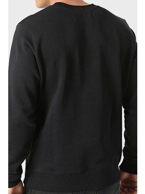 Calvin Klein Organik Pamuklu Regular Fit Bisiklet Yaka Sweatshirt