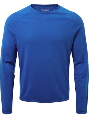 Craghoppers First Layer Ls Tee Erkek Uzun Kollu Tişört Mavi CMT892