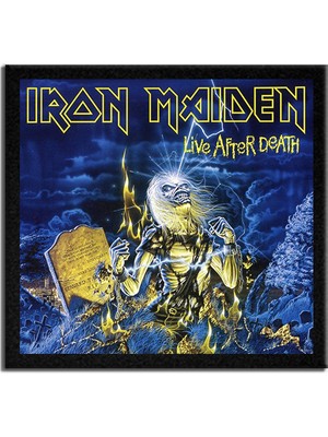 Beam Iron Maiden Live After Death Albüm Arma Peç Patch Yama