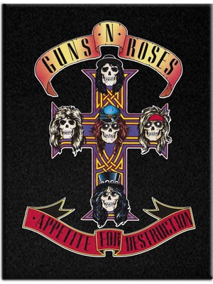 Beam Guns N Roses Appetite For Destruction Albüm Arma Sırt Peç Back Patch Yama
