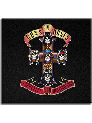 Beam Guns N Roses Appetite For Destruction Albüm Arma Peç Patch Yama