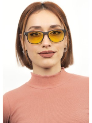 Lunox Füme Polarize Antifar Sürücü Gözlüğü