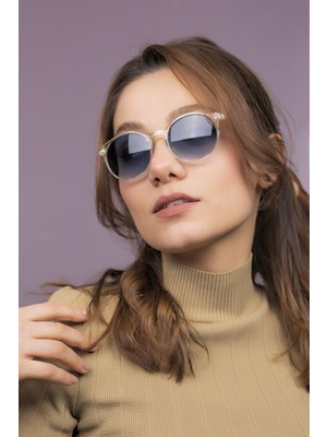 Lunox Niobe Kristal Degrade Mavi Unisex Güneş Gözlüğü