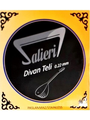 Salieri 0.22 mm Divan Saz Teli Bam Bamlı 022 Set